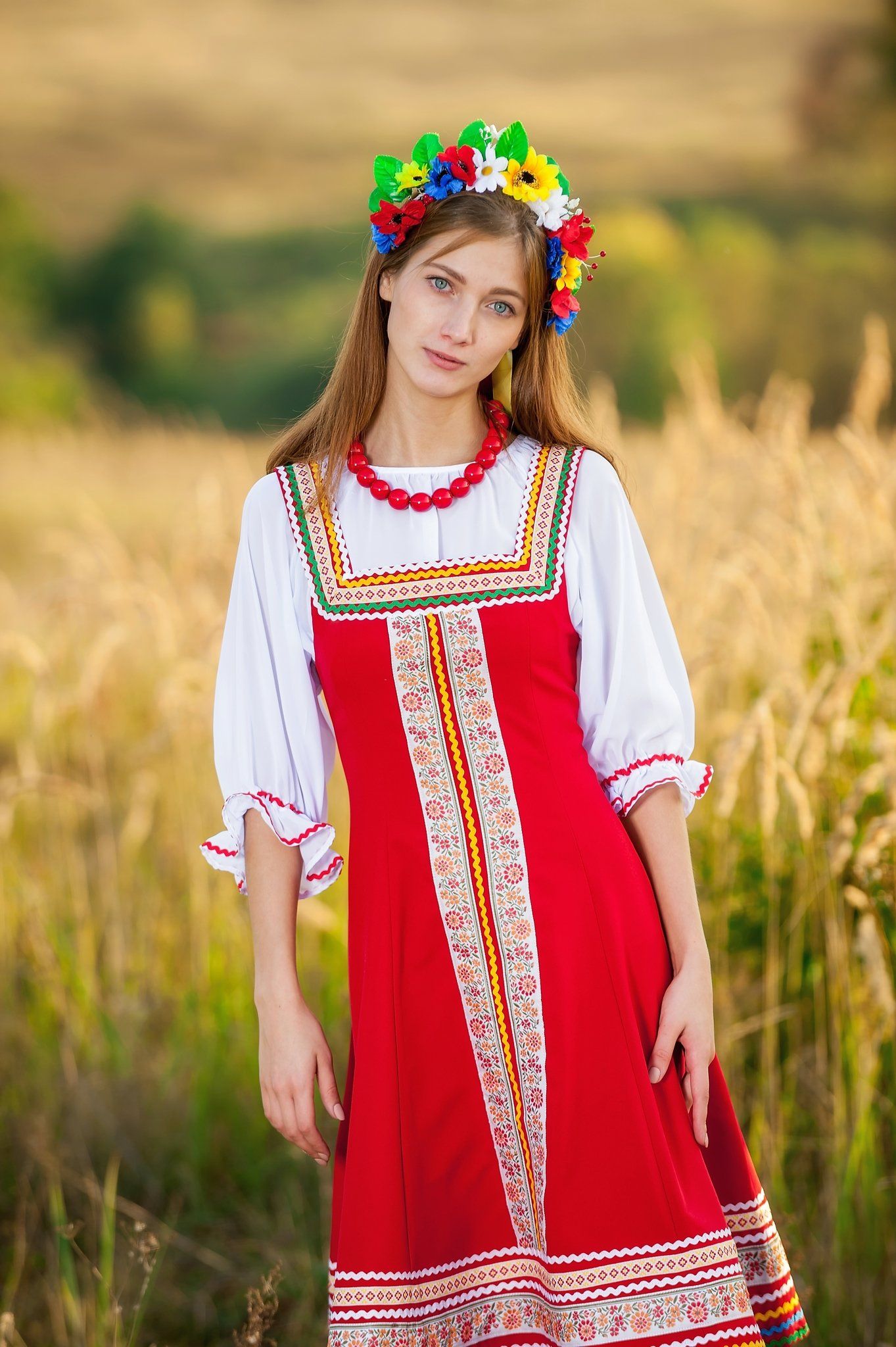 Women in Slavic costumes in Davao