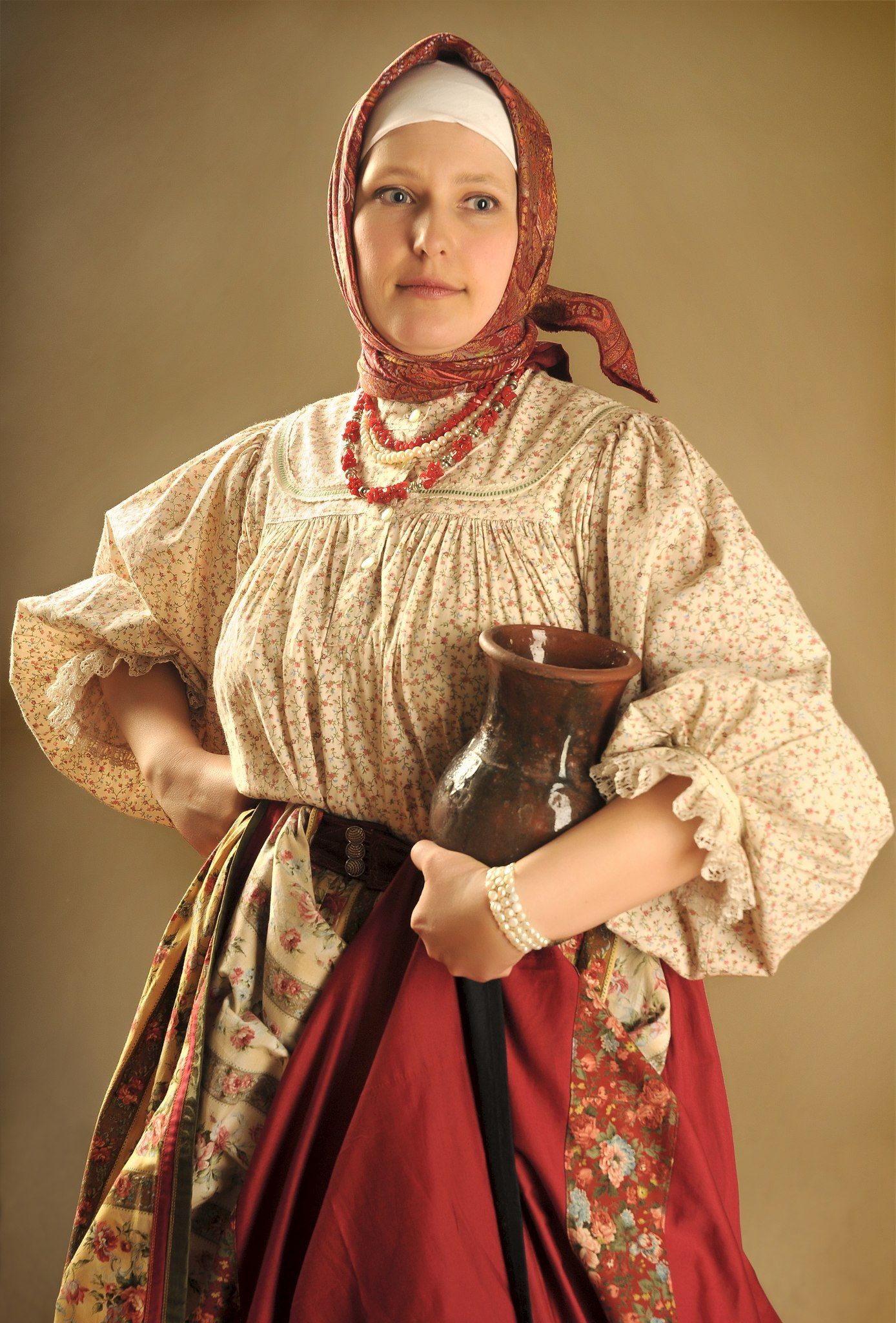 Girls in Slavic costumes in Davao